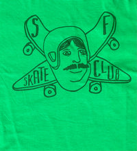 Green "Mustache Man" T-Shirt
