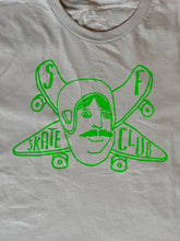 Grey/Green "Mustache Man" T-Shirt